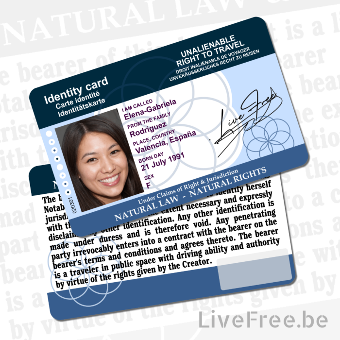 (new version) ID-card for the Living Man or Woman - Image 2