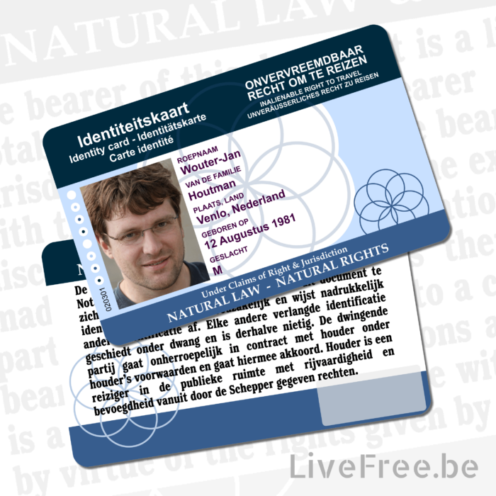 (new version) ID-card for the Living Man or Woman - Image 3