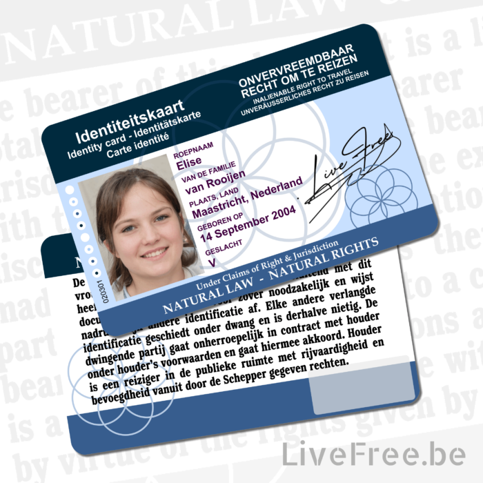 (new version) ID-card for the Living Man or Woman - Image 4